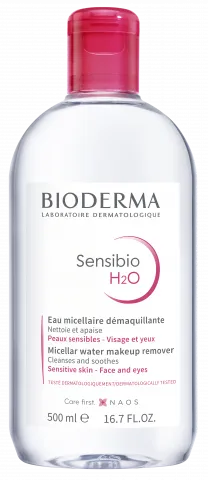BIODERMA product photo, Sensibio H2O 500ml, hassas ciltler için misel su